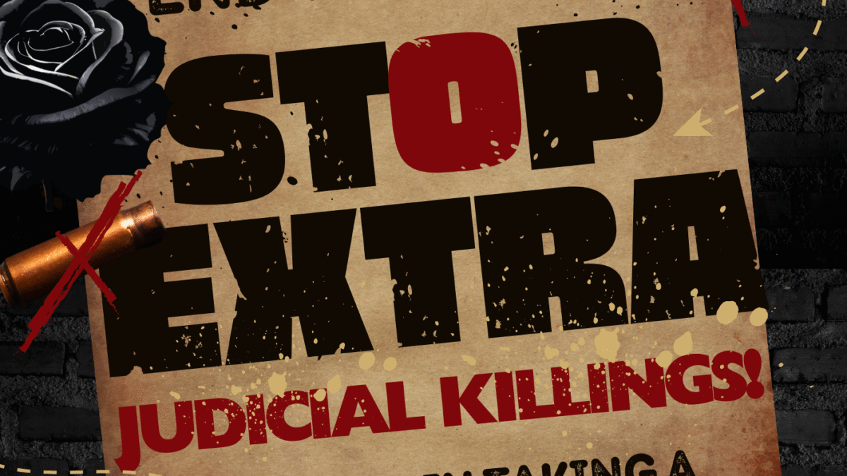 Killing without trial is murder.